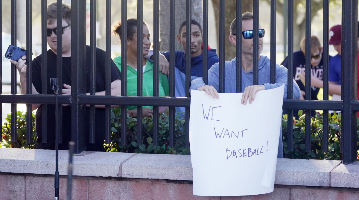 There is no baseball today because of a labor dispute in a business that generates $11 billion in revenue.